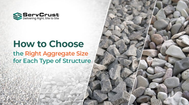 aggregate size for construction